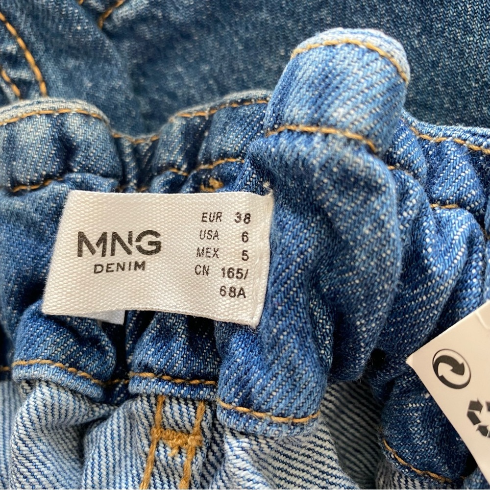 Mango High-Waist Straight Leg Slouchy Jeans - Picture 11 of 12